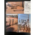 ORIGINAL BORDER WAR PHOTO`S TRAINING AT 1 PARA BATTALION -1980`S-PHOTOS MEASURES 10X15 CM