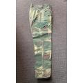 RHODESIA CAMO TROUSERS -SIZE 32 WITH PIPE LENGTH OF 71 CM,POCKETS ON BOTH SIDES AND REINFORCED BACK
