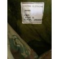 POLICE TASK FORCE 2ND PATTERN CAMO BUSH JACKET-LABELLED AND DATED 1989-MADE BY PROTEA SIZE SMALL BUT