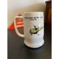 RHODESIAN OPERATION HURRICANE MUG 1972/76-NOBEL POTTERIES STAMP -HEIGHT 15,5CM-GOOD CONDITION