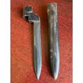 SOUTH AFRICA NO 9 BAYONET COMES WITH METAL SCABBARD