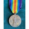 FULL SIZE WW1 VICTORY MEDAL AWARDED TO 659 DRIVER J. COCKER-ROYAL ARTILLERY