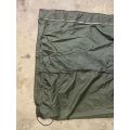 RHODESIAN GROUND SHEET COVER-MEASURES 216 X 92 (CLOSED) ZIP INTACT