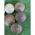 MIXED LOT OF 7 POLICE BUTTONS-SOLD TOGETHER