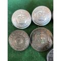 MIXED LOT OF 7 POLICE BUTTONS-SOLD TOGETHER