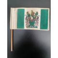 RHODESIAN DESK FLAG-MEASURES 18,5 X 10 CM