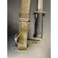 US M5 A1 GALANT BAYONET-THE SCABBARD IS AN M8 A1 MADE BY PWH