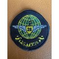 28 SQUADRON EMBLEM PATCH-WORN 1980`S ON LEFT BREAST