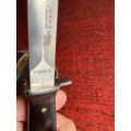 FRENCH-INOX SABATIER BOOT KNIFE WITH SCABBARD-FRENCH LEGION ISSUE