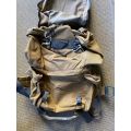 PATTERN 83 LARGE BACK PACK WITH H FRAME-COMPLETE WITH ZIPS WORKING-ALL CLIPS,ZIPS ETC PRESENT AND GO