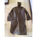 SADF PERIOD RAIN COAT-SIZE MEDIUM TO LARGE-GOOD CONDITION-BUTTONS COMPLETE