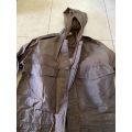 SADF PERIOD RAIN COAT-SIZE MEDIUM TO LARGE-GOOD CONDITION-BUTTONS COMPLETE