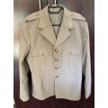 SA MEDICAL SERVICES TUNIC JACKET-SIZE MEDIUM-MEASURES 55CM ARMPIT TO ARMPIT-GOOD CONDITION