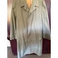 WEST GERMAN,MILITARY ISSUE RAIN COAT HIGH QUALITY IN ALMOST UNWORN CONDITION-SIZE MEDIUM TO LARGE-ME