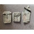 SELECTION OF 3 SADF AMMO POUCHES-SOLD TOGETHER