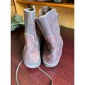 SADF,RECCE ANTI-TRACKING BOOTS-SIZE 9 -WELL USED