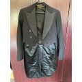 SA ARMY OFFICERS SWALLOW TAIL JACKET-SIZE SMALL-MEASURES 45 CM ARMPIT TO ARMPIT