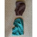 2X ORIGINAL RHODESIAN MILITARY ISSUE BALACLAVA-SOLD TOGETHER-GOOD CONDITION