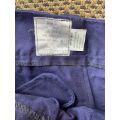 SA NAVY TROUSERS-SIZE 34 PIPE LENGTH 70CM-CONDITION UNUSED -NEED CLEANING