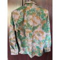 SCARCE KZN POLICE CAMO LONG SLEEVE SHIRT IN MINT CONDITION-SIZE MEDIUM-MEASURES 55 CM ARMPIT TO ARM