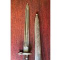 BELGIUM FN MEDAL 1924 LONG BAYONET-IT RESEMBLED THE CZECH VZ 23 LONG BLADED EXPERT BAYONET AND WAS P