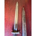 BELGIUM FN MEDAL 1924 LONG BAYONET-IT RESEMBLED THE CZECH VZ 23 LONG BLADED EXPERT BAYONET AND WAS P