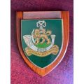 RHODESIAN PLAQUE-RHODESIAN LIGHT INFANTRY PLAQUE-PRESENTED TO SGT MANTIA F.M. BY MEMEBERS OF CPL CLU