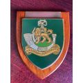 RHODESIAN LIGHT INFANTRY-PLAQUE,PRESENTED TO 727686 CPL. F.M. MANTIA BY WO1 F.N. PENTECOST