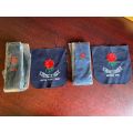 EASTERN TRANSVAAL SCHOOL CADETS BLAZER BADGES AND TIES-SOLD TOGETHER