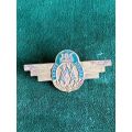 SA WOMAN`S AUXILLARY AIR FORCE WING-GILT + ENAMEL-1ST ISSUE-STICK PIN