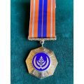 SADF FULL SIZE PRO PATRIA MEDAL-EARLY 1ST TYPE WITH SWIVEL SUSPENDER AND LOW NO.-MADE BY METAL ART-