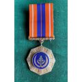 SADF FULL SIZE PRO PATRIA MEDAL-EARLY 1ST TYPE WITH SWIVEL SUSPENDER AND LOW NO.-MADE BY METAL ART-