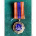 SADF FULL SIZE PRO PATRIA MEDAL-EARLY 1ST TYPE WITH SWIVEL SUSPENDER AND LOW NO.-MADE BY METAL ART-