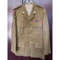 RHODESIAN BRITISH SOUTH AFRICA POLICE NO 1 STEP OUT UNIFORM JACKET AND TROUSERS INCLUDING LIEUTENANT