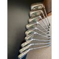 OPTION OB1,FULL SET,MENS 2 TO 9 WITH SAND AND PITCHING WEDGE-THE 7 STICK IS MISSING