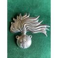 ITALIAN WW2 MILITARY POLICE CAP BADGE-LARGE- MEASURES 80 X 85 MM