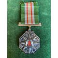 SA RAILWAY POLICE STAR FOR MERIT/SILVER-FULL SIZE-UNNAMED