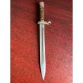 CZECH 1895 BAYONET,A DIRECT CAP OF THE AUSTRIAN 1895-MADE AFTER WW1 IN THE OLD AUSTRIAN ARSENALS-OVE