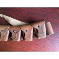 SA MADE (STAMPED) SAP LEE ENFIELD 5 POCKET BANDOLIER-IN VERY GOOD CONDITION