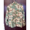POLICE TASK FORCE 2ND PATTERN CAMO JACKET,WITH REMOVABLE WOOL INNER-SIZE MEDIUM-MEASURES 55CM ARMPIT