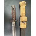 BRITISH 1907 PATTERN WILKINSON BAYONET WITH SCABBARD AND FROG