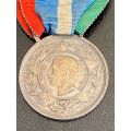 ITALIAN SILVER MEDAL FOR RETURNING VETERANS WHO MOUNTED GUARD ON THE TOMB OF KING UMBERTO 1 AND KING