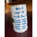 RHODESIAN MOUNT DARWIN MUG-NORBEL POTTERIES MAKERS STAMP-HEIGHT 15 CM-GOOD CONDITION WITH NO DAMAGE