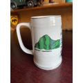 RHODESIAN MOUNT DARWIN MUG-NORBEL POTTERIES MAKERS STAMP-HEIGHT 15 CM-GOOD CONDITION WITH NO DAMAGE
