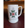 RHODESIA REGIMENT F COY MUG-NORBEL POTTERIES MAKERS STAMP-HEIGHT 15CM-GOOD CONDITION WITH NO DAMAGE