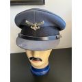 SAAF PEAKED CAP-BORDER WAR PERIOD-GOOD CONDITION-WORN FROM 1960