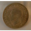 1943 2 and a Half Shilling VF