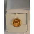 1 0Z GOLD MANDELA INAUGURATION COIN IN WHITE BOX - 100 BOXED