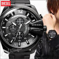 DIESEL Mega Chief Blackout OVERSIZED Chronograph Gents Watch(( AWESOME ))