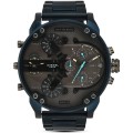 DIESEL GENTS XXL BIG DADDY 57mm BLUE STEEL 4 TIMEZONE R9490.00++WOW FIRST IN SA++PLEASE READ++